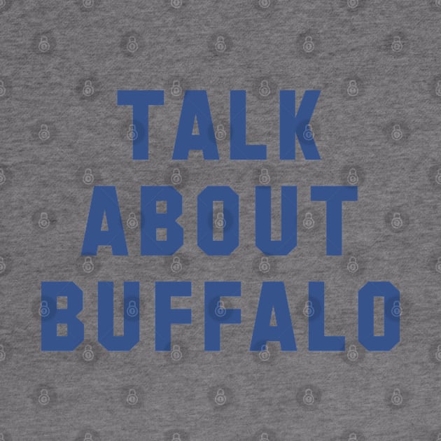 Talk About Buffalo (Blue) by Carl Cordes